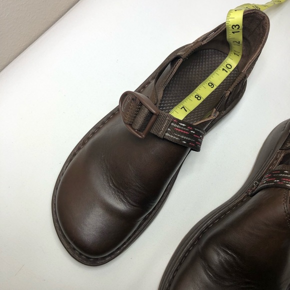 Chaco PedShed Chocolate Brown Leather Womens Size 9.5 - Picture 14 of 15